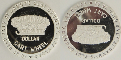 Cart Wheel, coin aligned Token (tDSClvnv-001-V1)